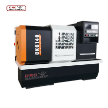 Pequeño mecanizado de torno Modelo de metal CNC Tornio CK 6140 Máquina de torno de CNC horizontal